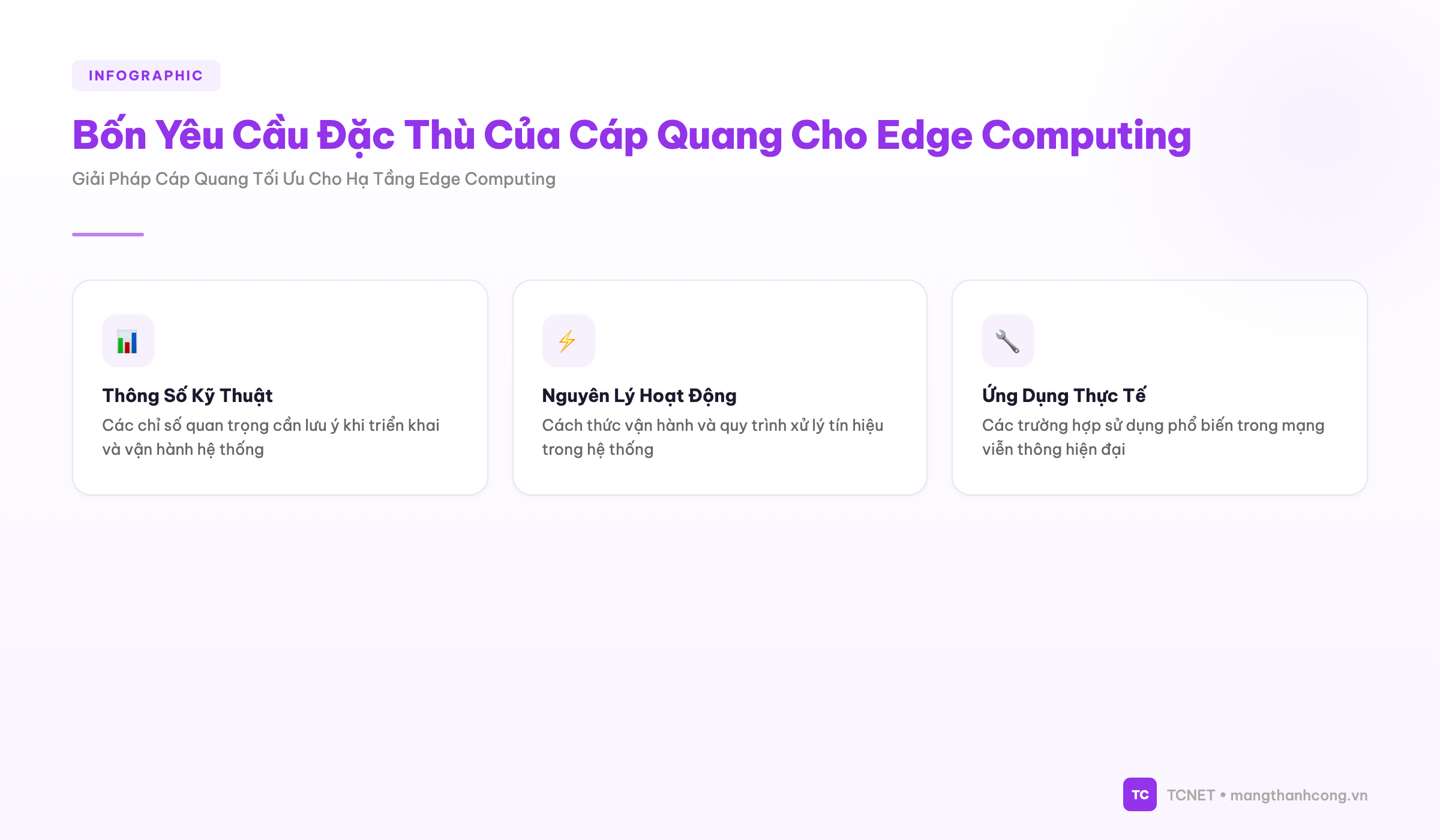 Bốn Yêu Cầu Đặc Thù Của Cáp Quang Cho Edge Computing