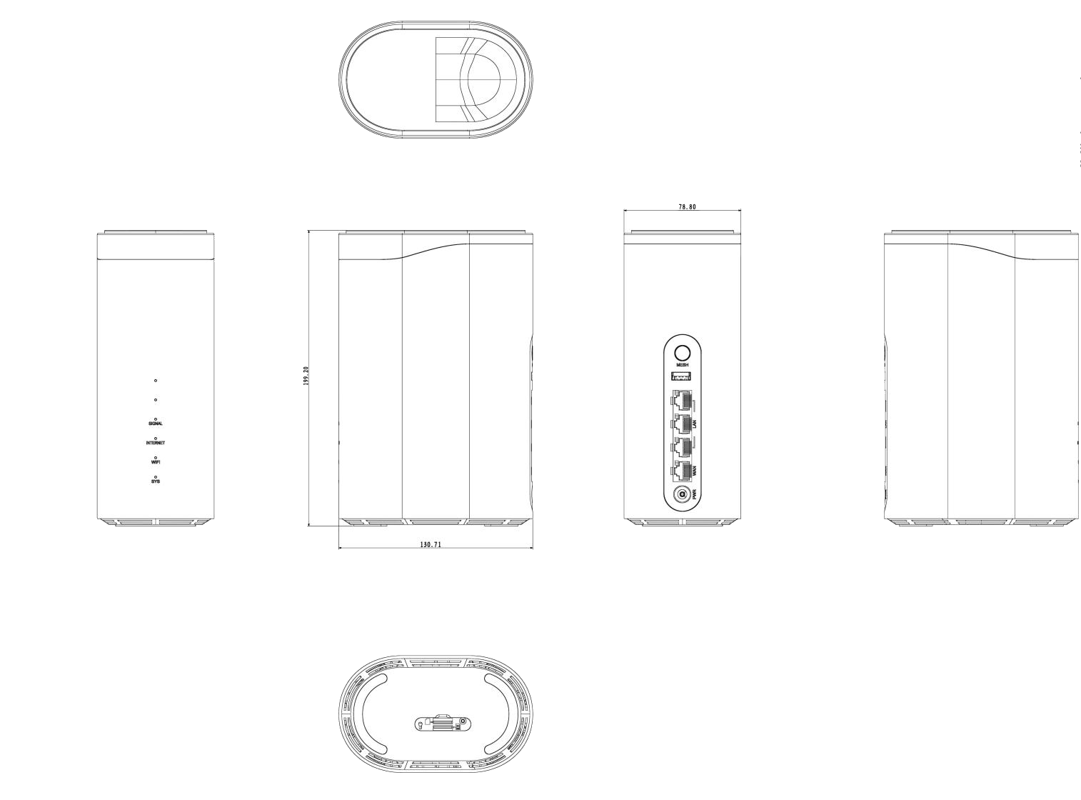 Bộ Phát Wifi 6 CPE Wintop – WT-IRW6000CP-4GT 1 Bộ Phát Wifi 6 CPE Wintop – WT-IRW6000CP-4GT