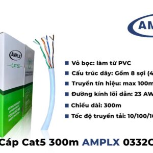 Cáp Cat5 300m 0332C AMPLX