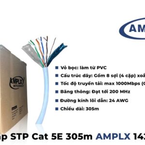 Cáp STP Cat5e 300m 1428 AMPLX