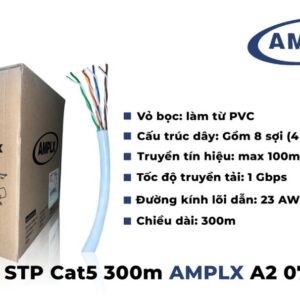 Cáp STP Cat5 300m A2 0708 AMPLX