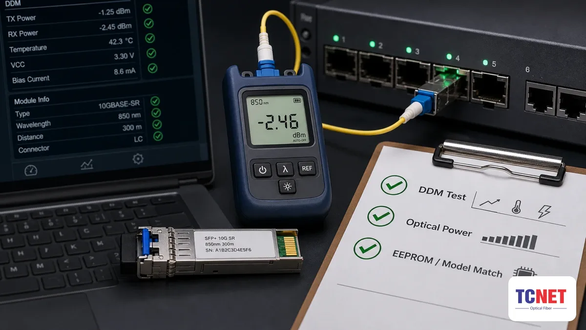 Cách kiểm tra SFP chính hãng và phân biệt hàng giả 17 Quy trình mua và nghiệm thu SFP an toàn — cách kiểm tra sfp chính hãng