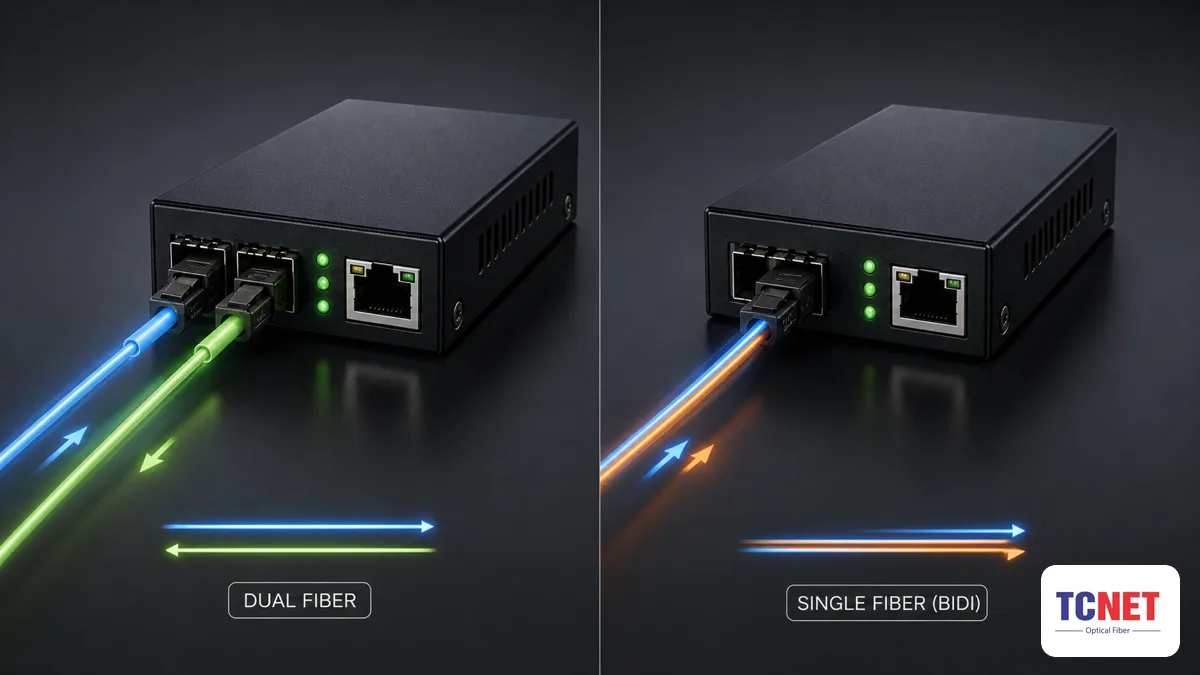 Converter quang 1 sợi và 2 sợi khác nhau ở đâu? — converter quang 1 sợi vs 2 sợi: cách chọn và lưu ý bước sóng