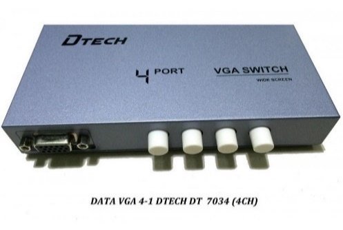 Data VGA 4-1 DT-7034 4CH DTECH 1 Data VGA 4-1 DT-7034 4CH DTECH