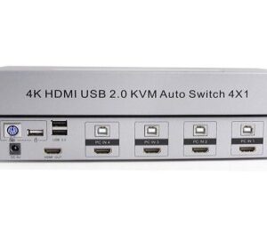 Switch KVM USB+HDMI  4-1 4K            DT-8141B DTECH