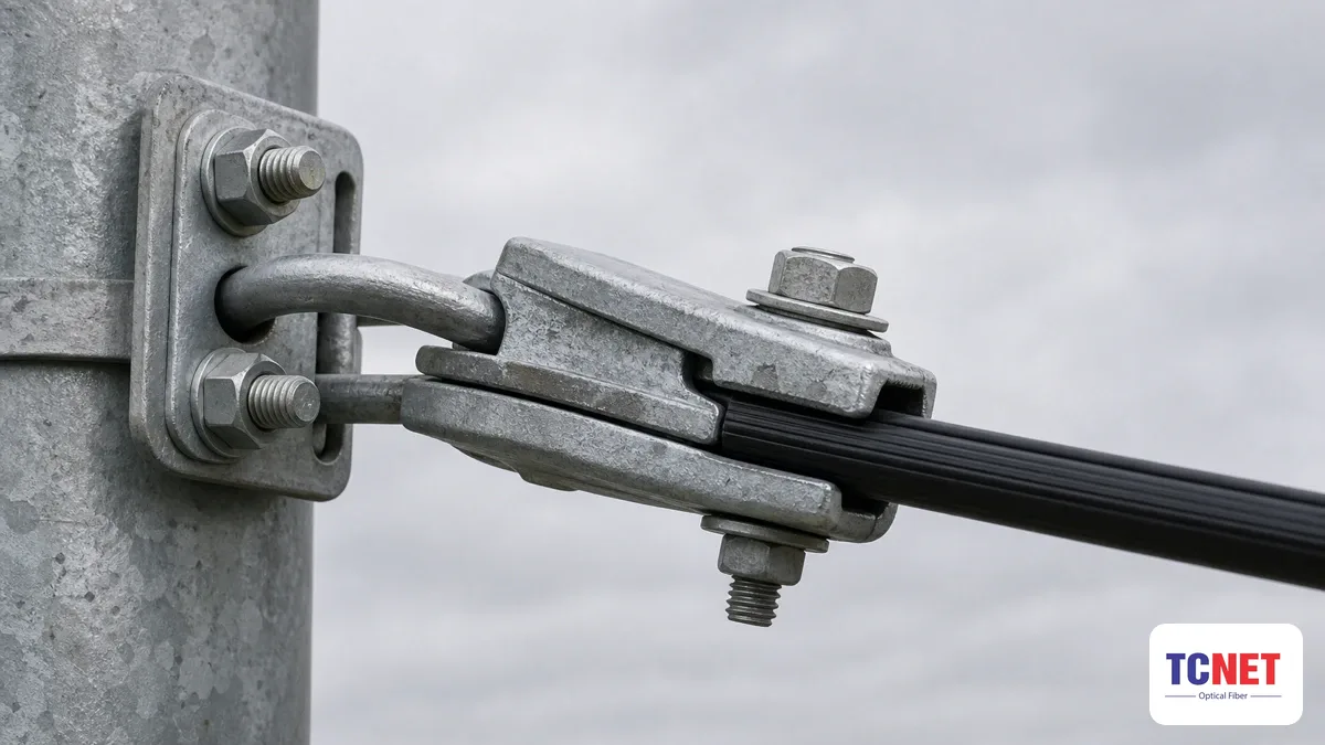Kẹp siết cáp (tension clamp) là gì và cách chọn theo loại cáp 14 Wedge/bolted clamp: cấu tạo và ưu điểm — kẹp siết cáp (tension clamp) là gì và cách chọn theo loại cáp