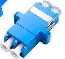 Khớp nối quang LC/LC 2 sợi (dual-fiber), màu xanh.