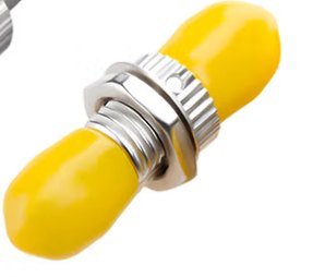 Đầu nối quang ST/ST đơn sợi (single-fiber coupler), gói 50 cái, màu vàng