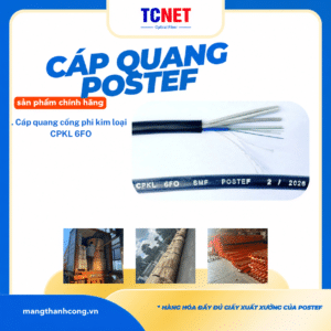 Cáp quang cống phi kim loại - CPKL 6FO