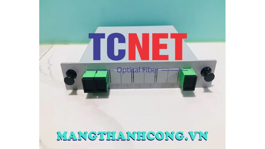 Suy hao splitter (splitting loss) theo tỉ lệ chia và tiêu chuẩn 3 Bộ chia quang 1x2 đầu SC/APC xanh lá, một cổng vào và hai cổng ra