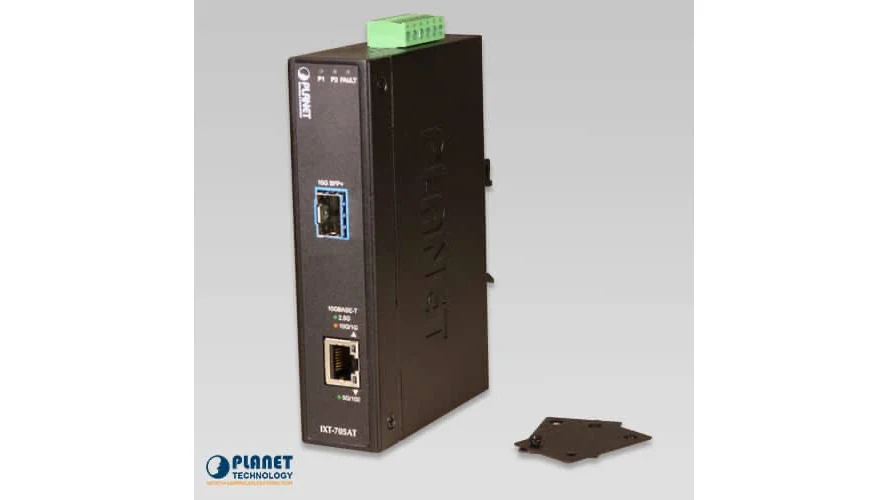 Cổng SFP là gì? Khi nào dùng uplink SFP trên switch thay vì RJ45 9 Bộ chuyển đổi Planet IXT-705AT có một khe SFP+ 10G và một cổng RJ45