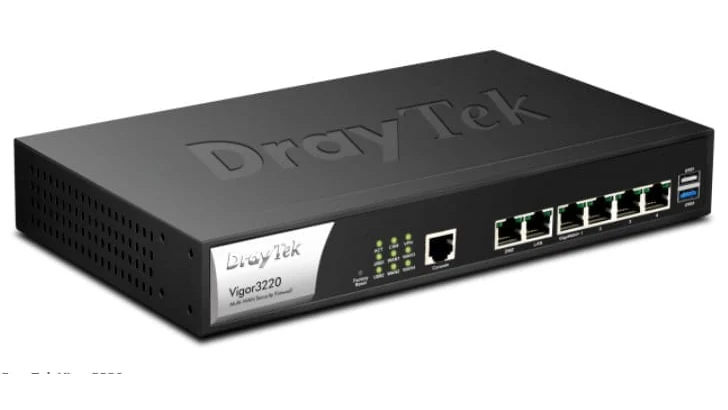 Router Draytek là gì? Tính năng firewall, VPN và load balancing 5 Router DrayTek Vigor3220 dạng rack, nhiều cổng WAN cho cân bằng tải