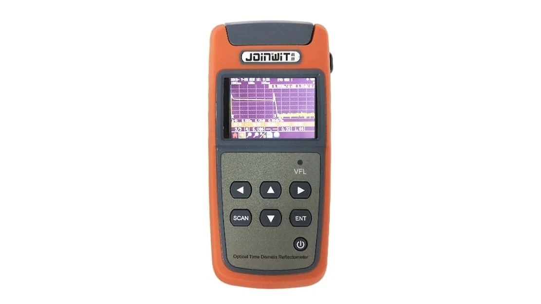 Máy OTDR mini Joinwit JW3305A tích hợp VFL, màn hình hiển thị đường trace