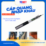 Cáp Quang luồn ống Singgle mode OS2 TCNet - GYFTY-SM-24B1